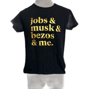 Billionaire Buddies Gold and Black T Shirt -  Unisex Youth XL